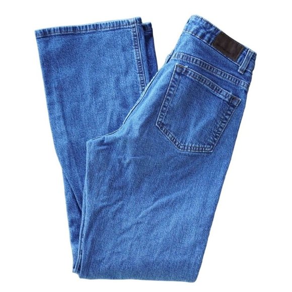 Calvin Klein Size Womens 8 jeans Stretch Slim Boot Cut Double Stone Wash - Picture 9 of 11